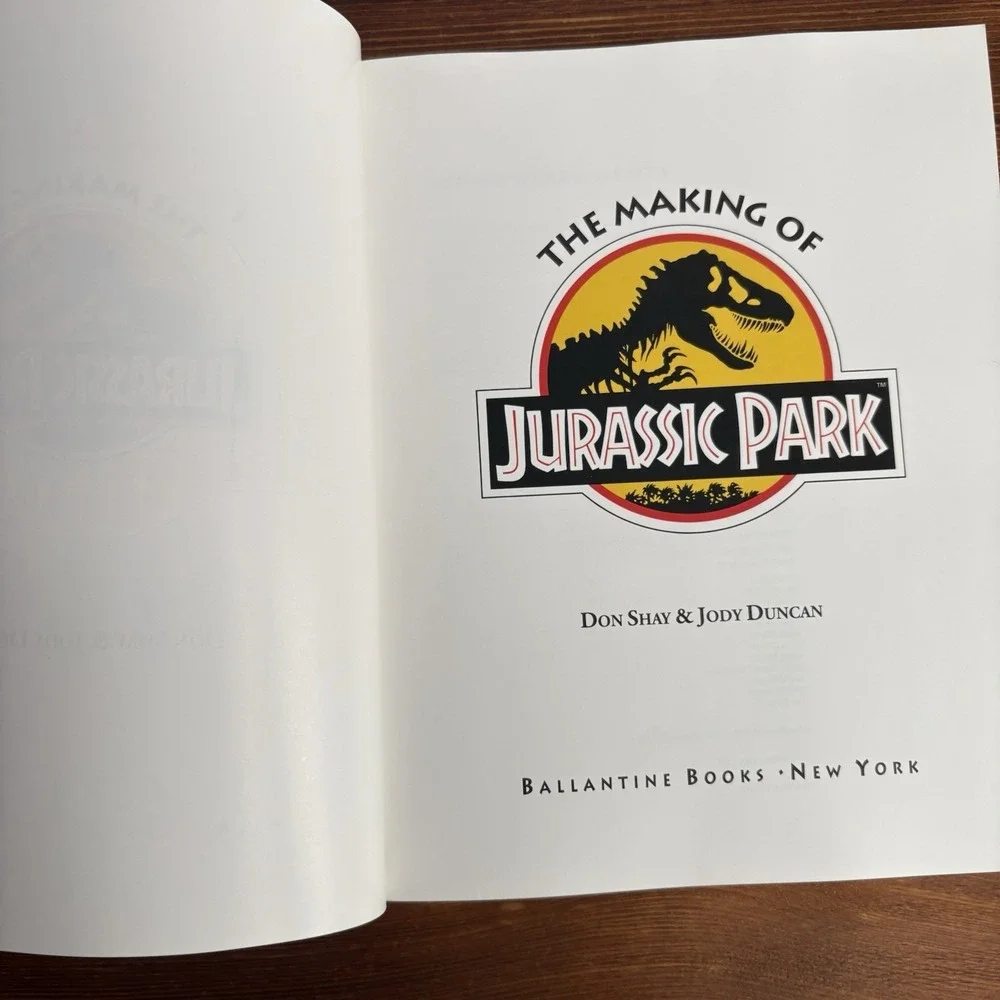 1993 The Making of Jurassic Park First Edition Don Shay Jody Duncan‎ Book